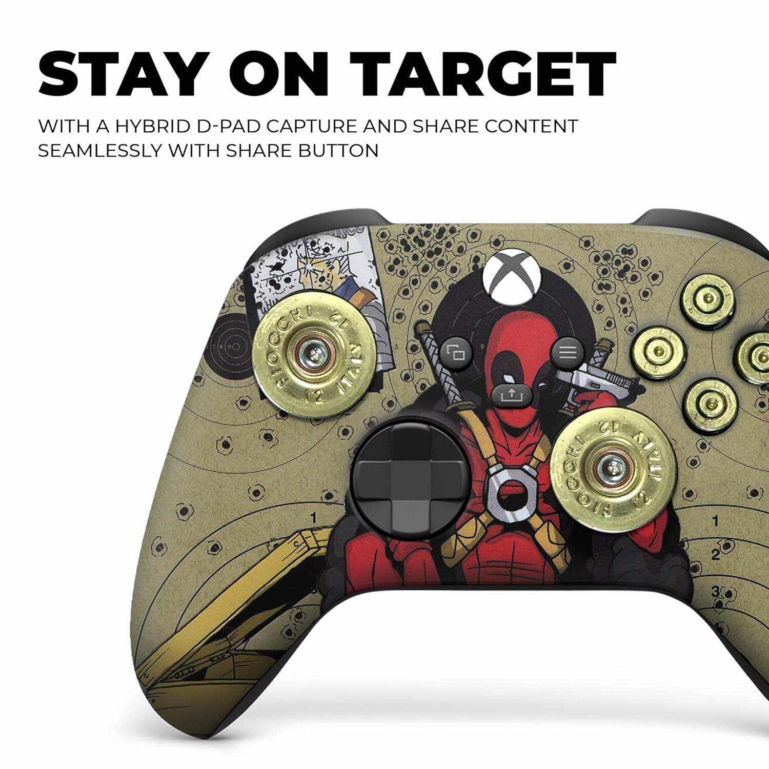 DreamController Original X-box Wireless Controller Special Edition Customized Compatible with X-box One S/X-box Series X/S & Windows 10 Made with Advanced HydroDip Print Technology(Not Just a Skin)
