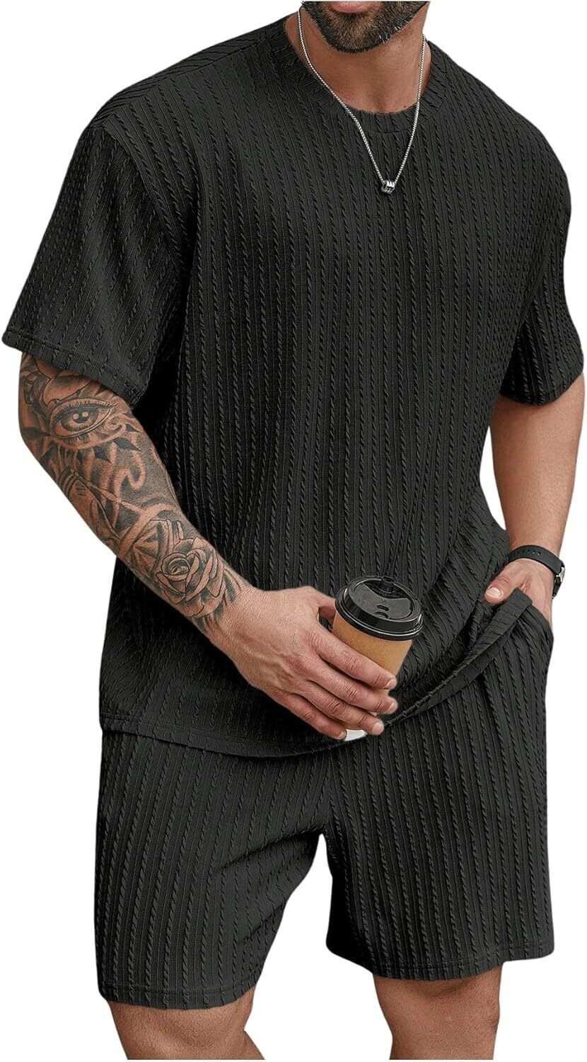 💝Last day promotion! Men's two-piece textured suit