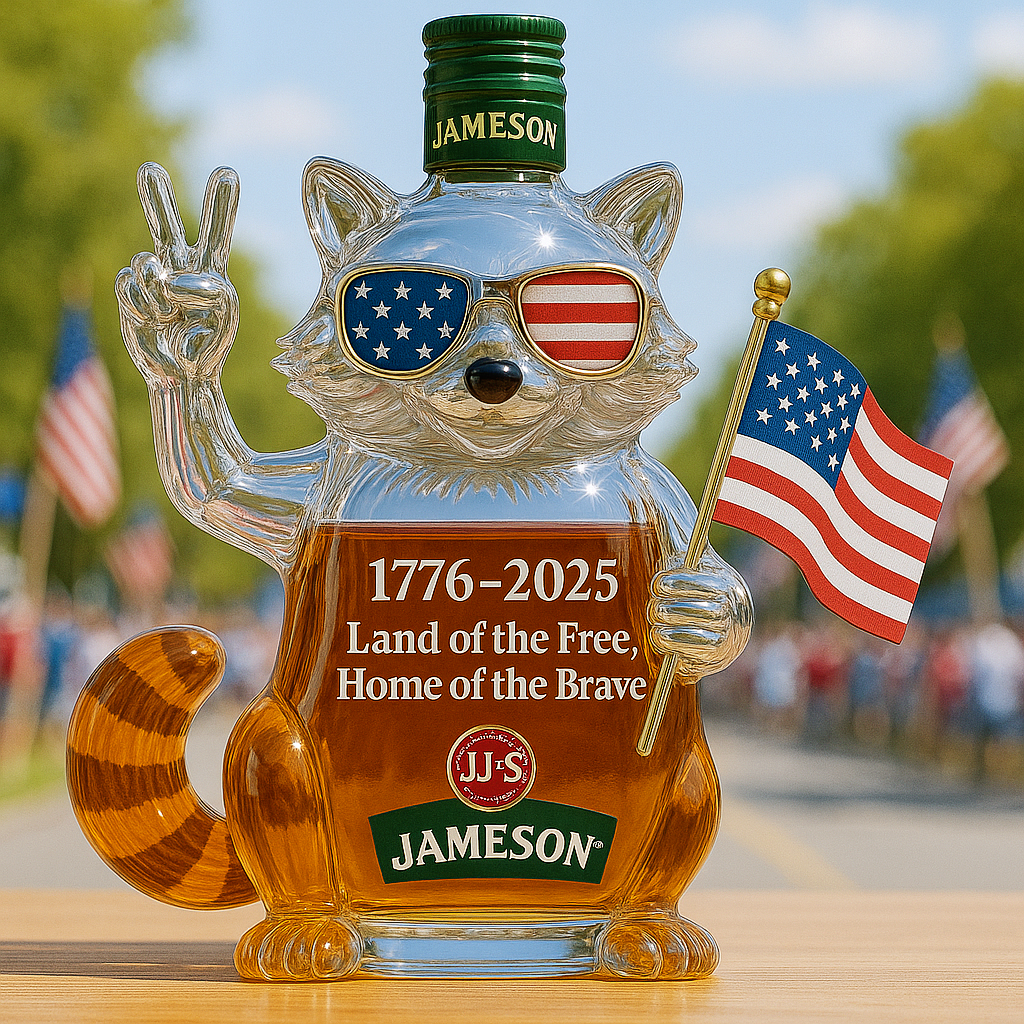 Liberty Raccoon Whiskey Bottle