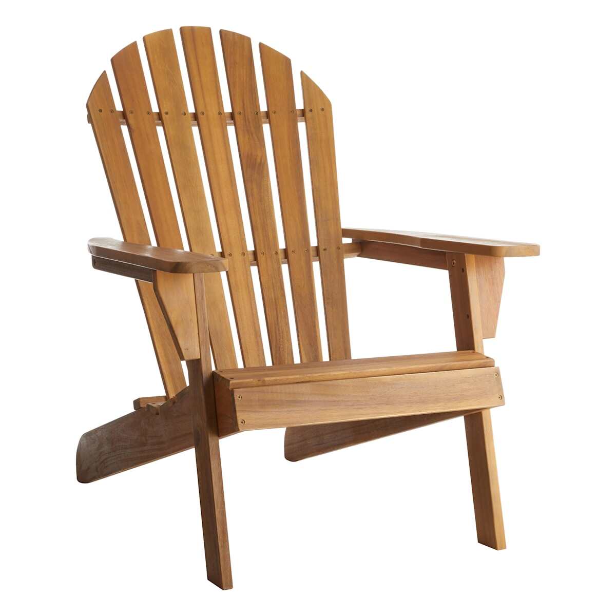 Adirondack Natural Wood Patio Chair