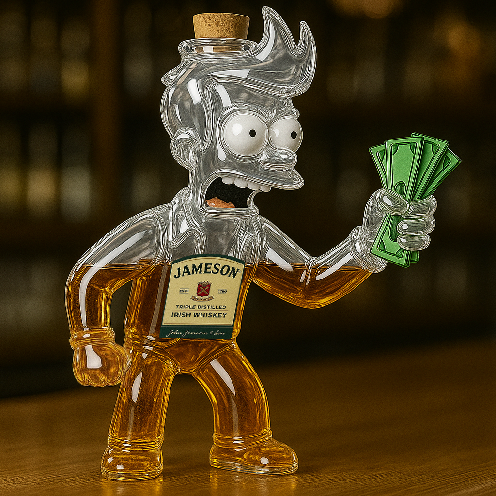 Philip J. Fry Whiskey Bottle
