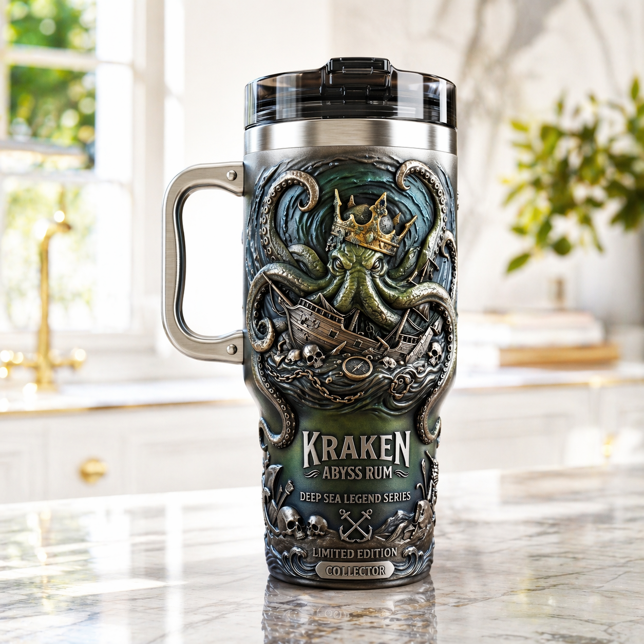 Kraken Abyss King Deep Sea Collector's  YETI Tumbler