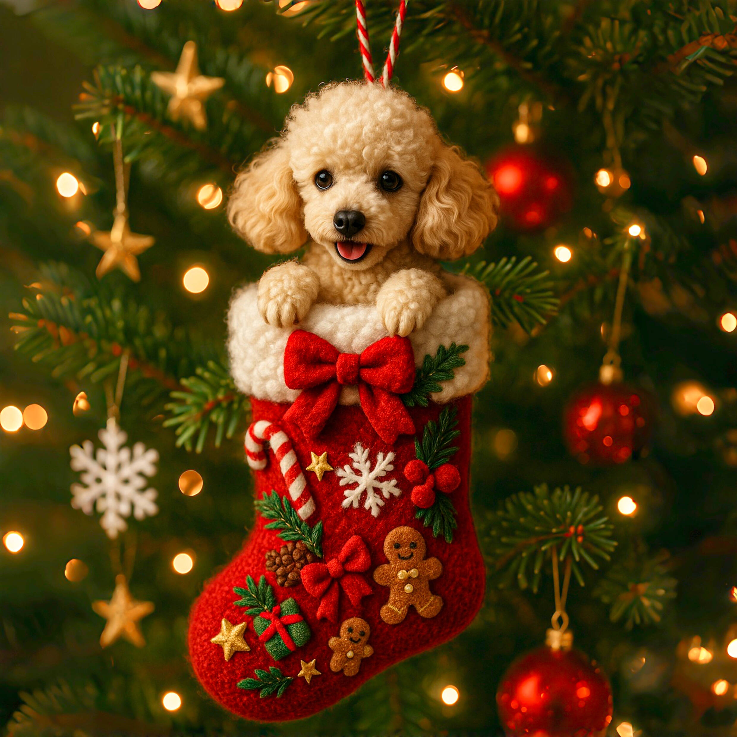 Puppy Stocking Ornaments