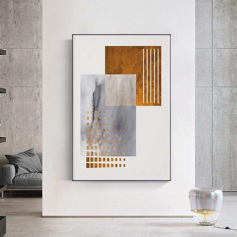 Geometric Space Canvas Art