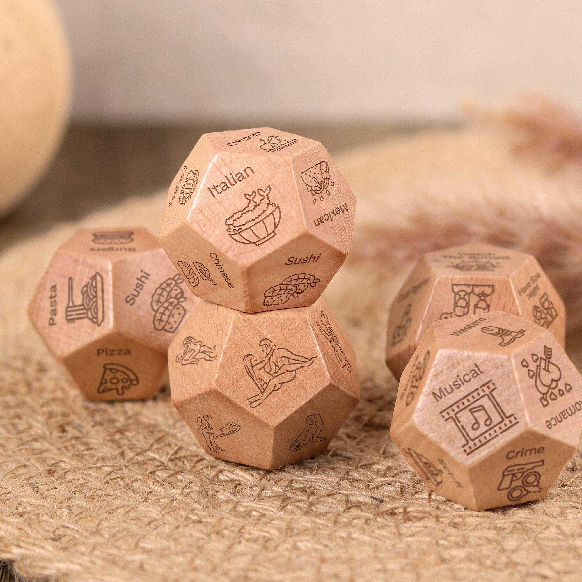 Personalized Date Night Dice