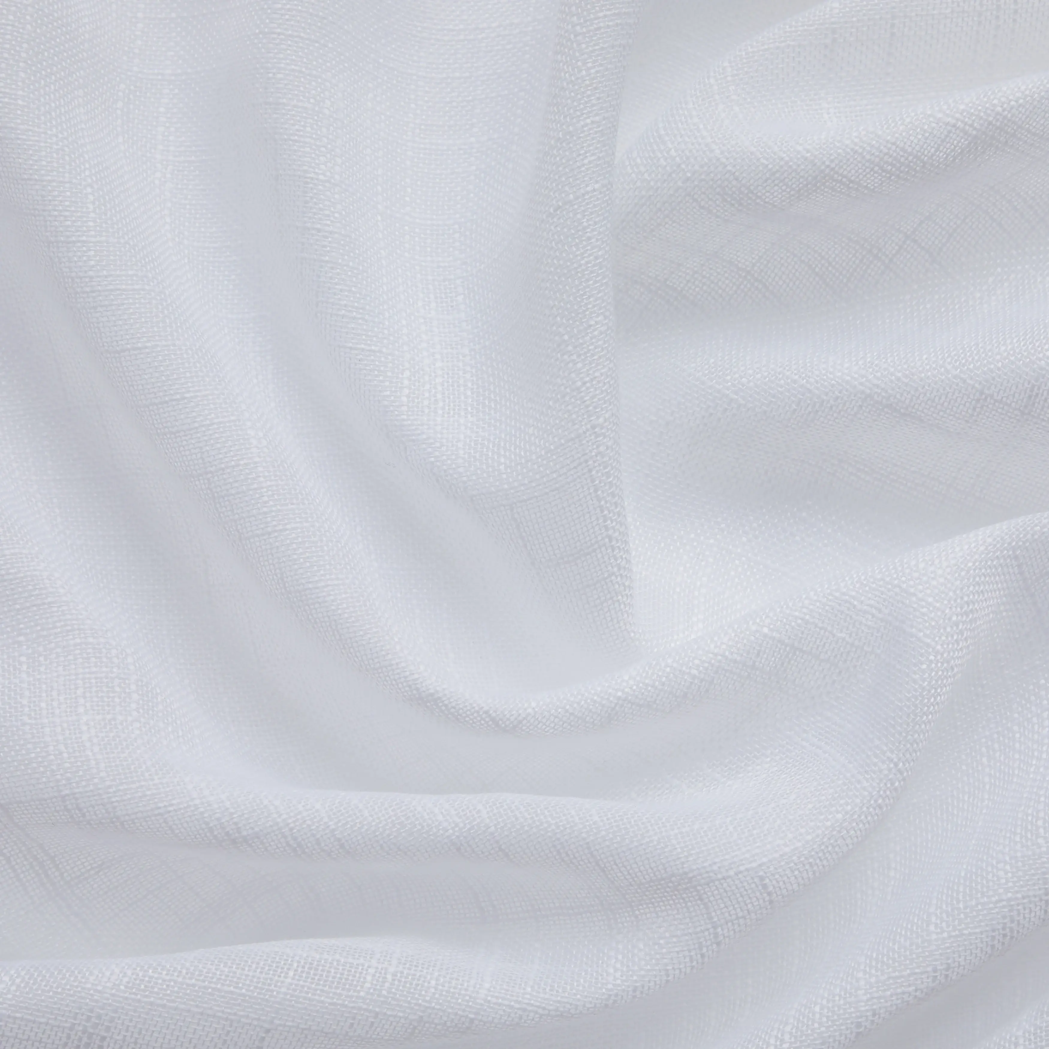 HLC.me Madison Faux Linen Textured Sheer Privacy Sun Light Filtering Window Grommet Thick Curtains Panels, Set of 2