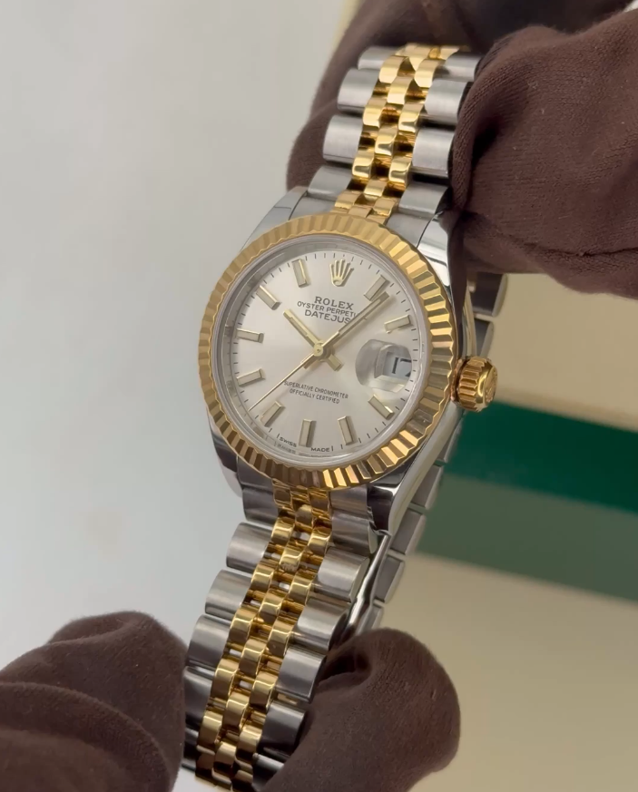 2020 Rolex Lady Datejust 28mm 279173 Two-Tone Jubilee Silver Dial