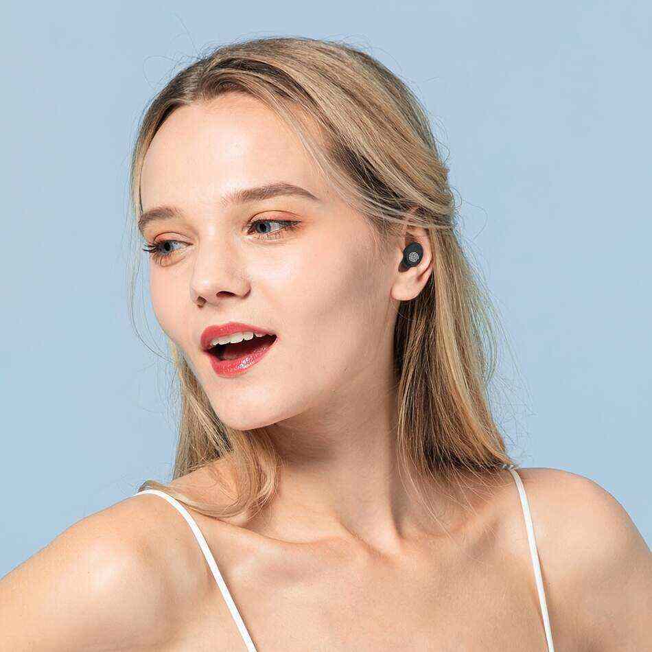 TWS Waterproof Headset Wireless Sport Headset , Mobile Phone Hi Fi Stereo Music With Microphone Noise Reduction Display For Moblie Phone.  Goodlooking Thoughtful Gift For Men/Women/ Girlfriend/Boyfriend/Friend/Birthday Gift