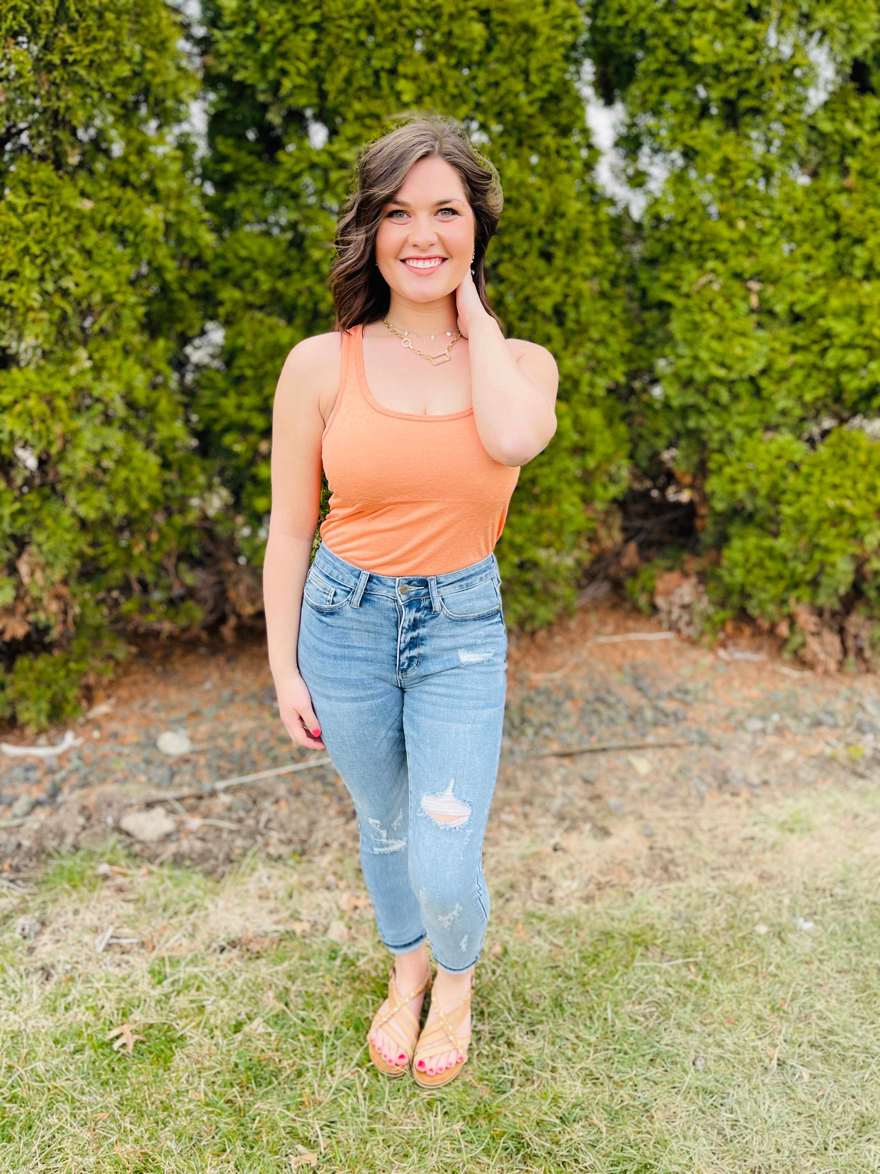 PLUS/REG Tik Tok Viral Million Dollar Distressed Skinny Jeans