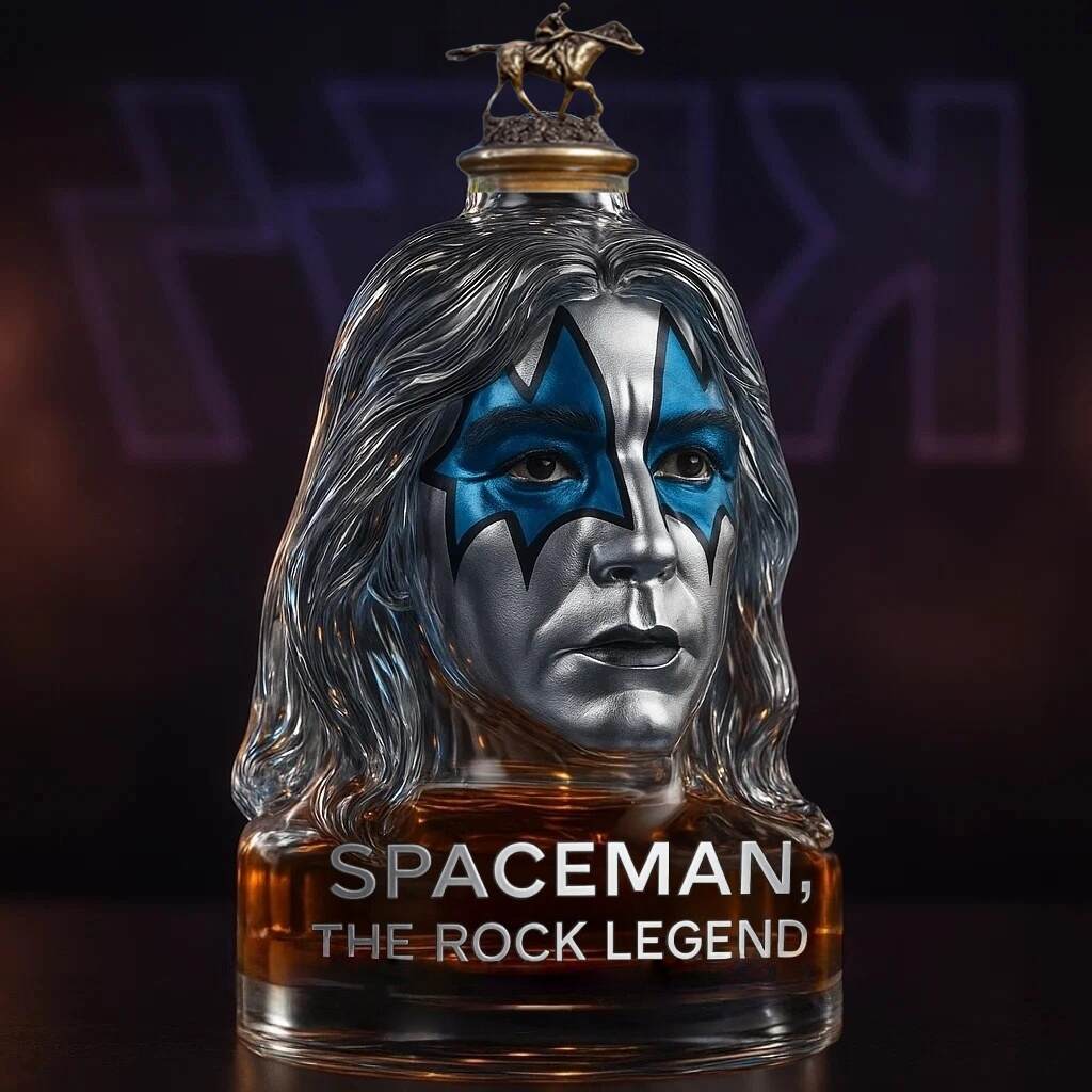 Ace Frehley Spaceman Whisky Bottle