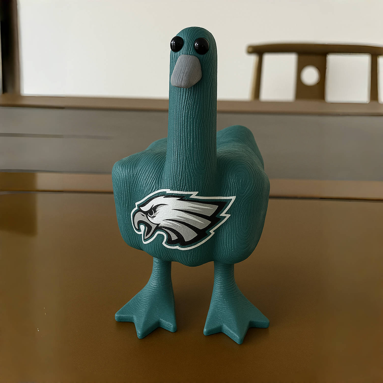 Funny Middle Finger Football Duck