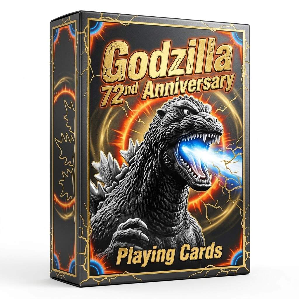 Godzilla 72nd Anniversary Limited Edition Playing Cards—54 CARDS