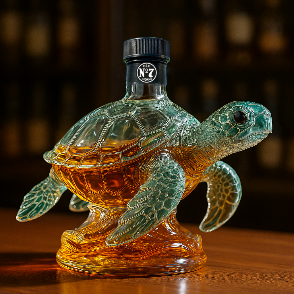 Sea Turtle Whiskey Bottle