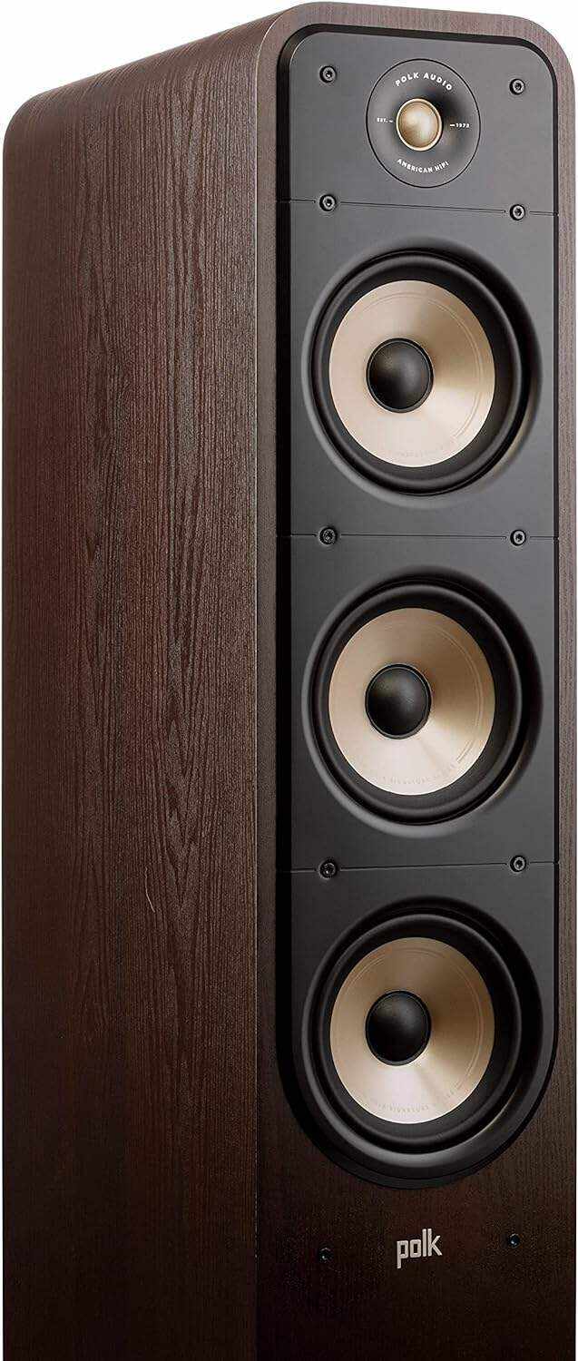 Polk Audio Signature Elite ES20 Bookshelf Speaker - Hi-Res Audio Certified,Dolby Atmos & DTS:X Compatible, 1