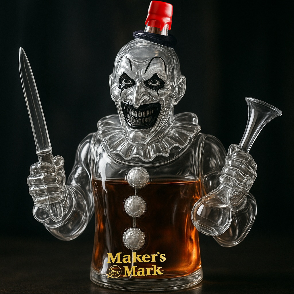 Art the Clown Whiskey Bottle