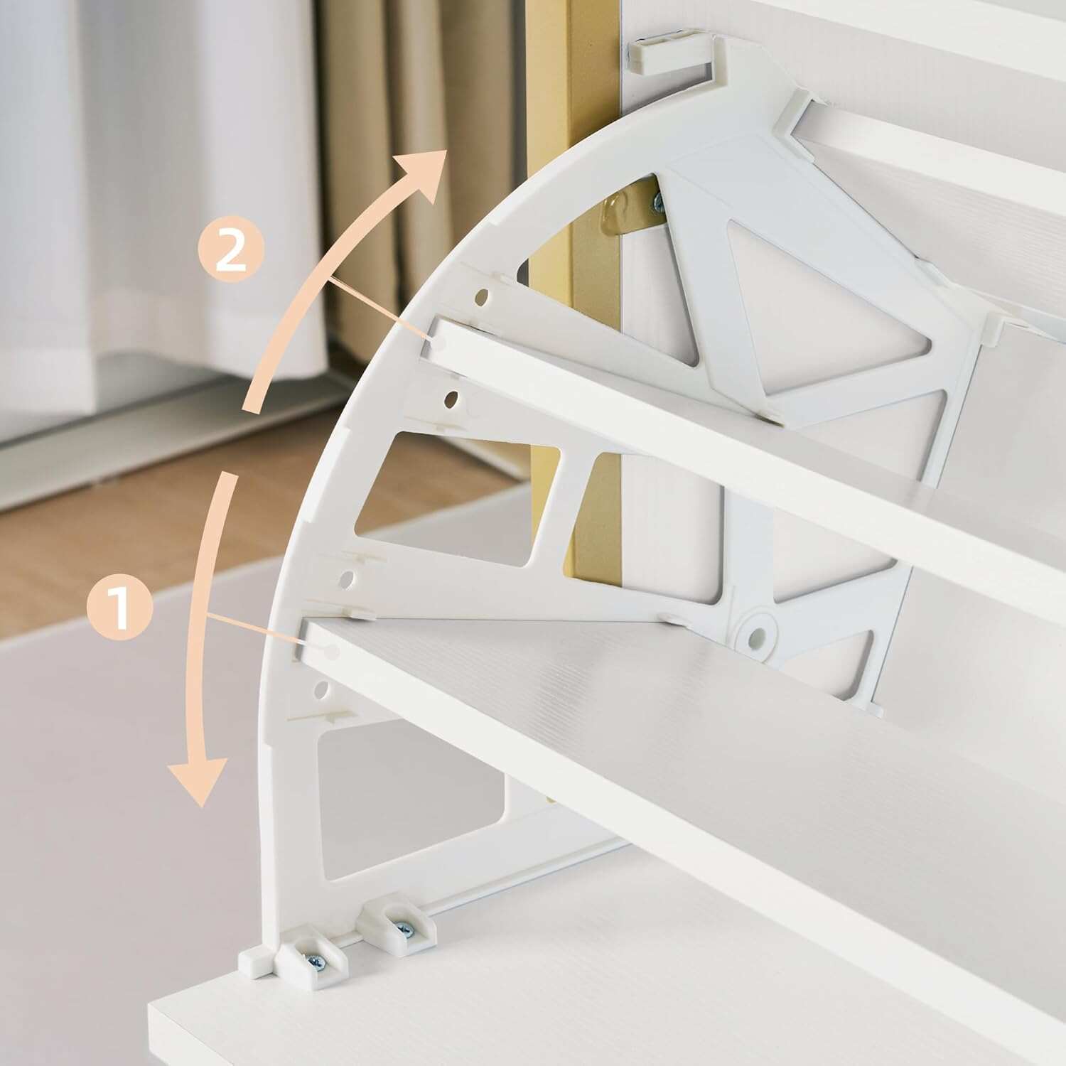 VECELO Shoe Storage Cabinet with 2 Flip