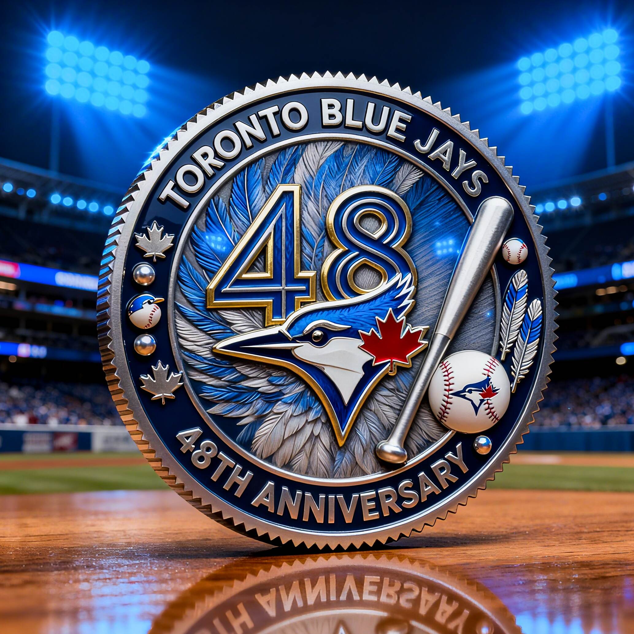 Toronto Blue Jays 48th Anniversary Commemorative Coin
