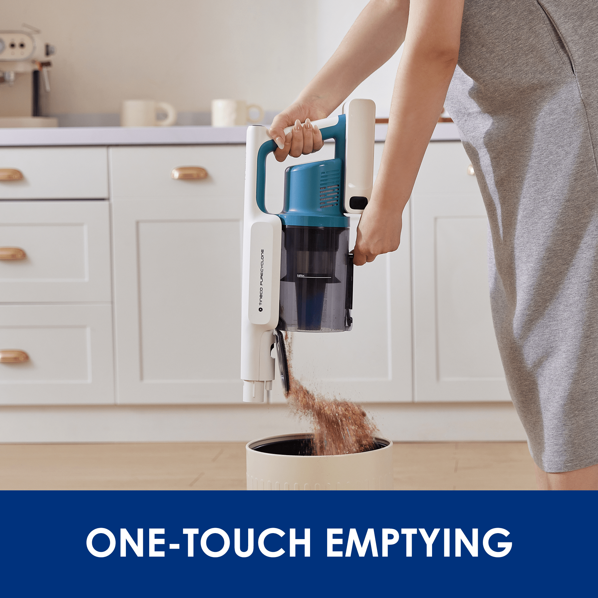 Tineco GO Cordless Stick Vacuum, 40 min Run Time - Teal (GO201)