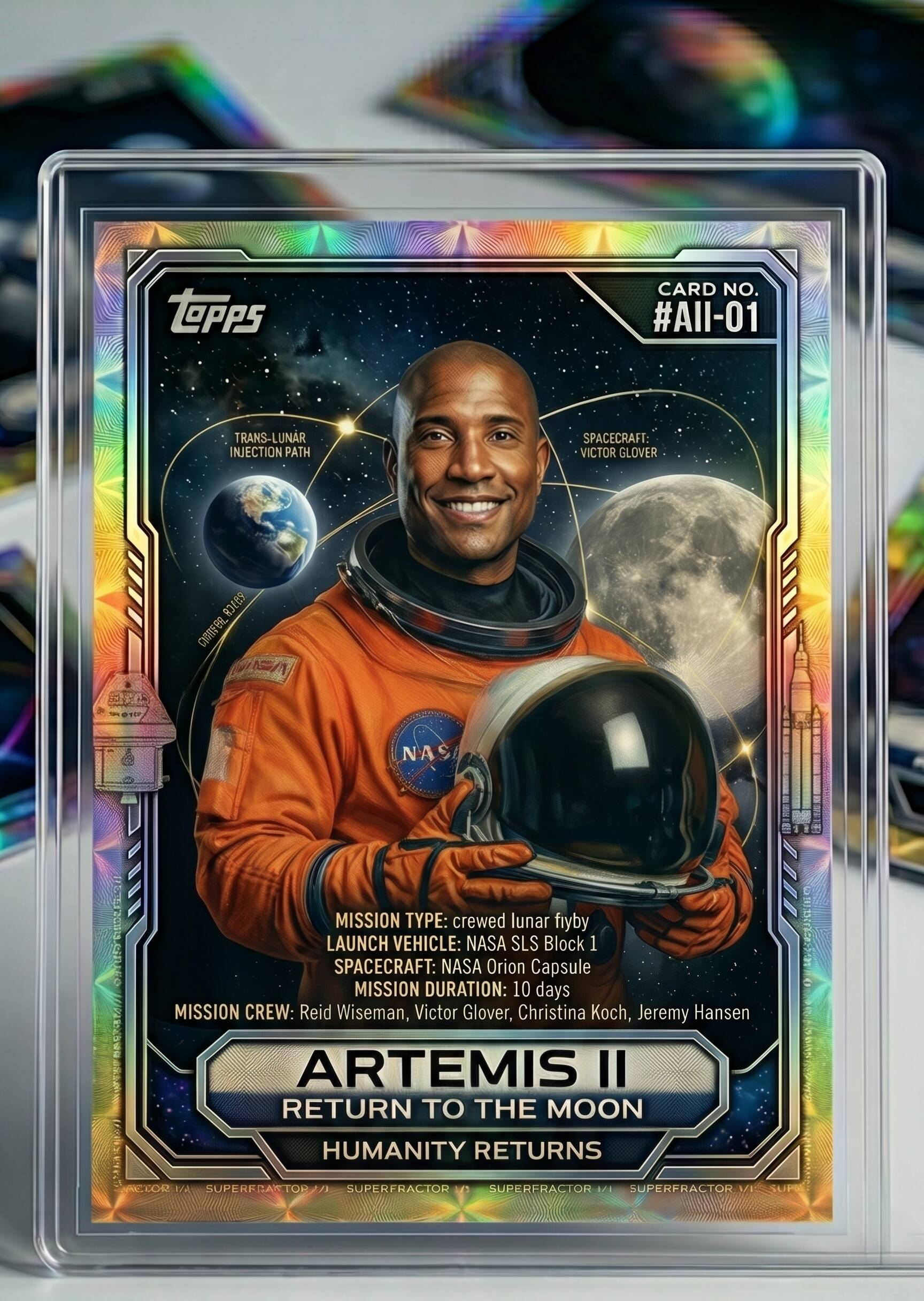 🌌Artemis II NASA Premium Trading Card Box