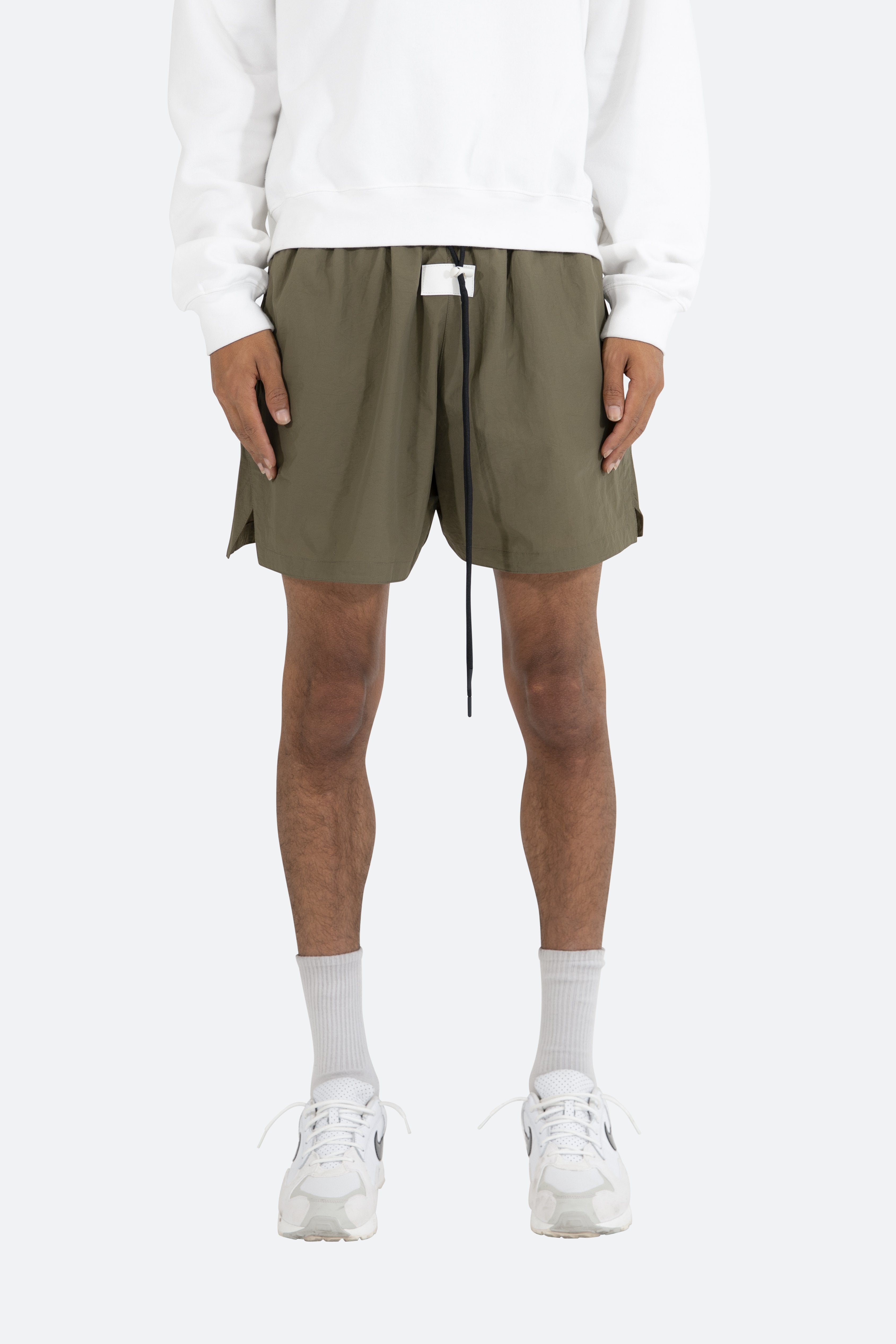 Basic Runner Shorts - Olive