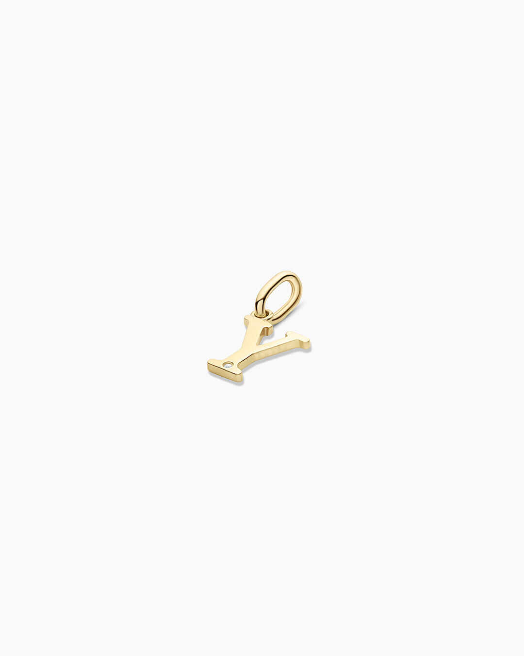 Diamond Vintage Alphabet Charm