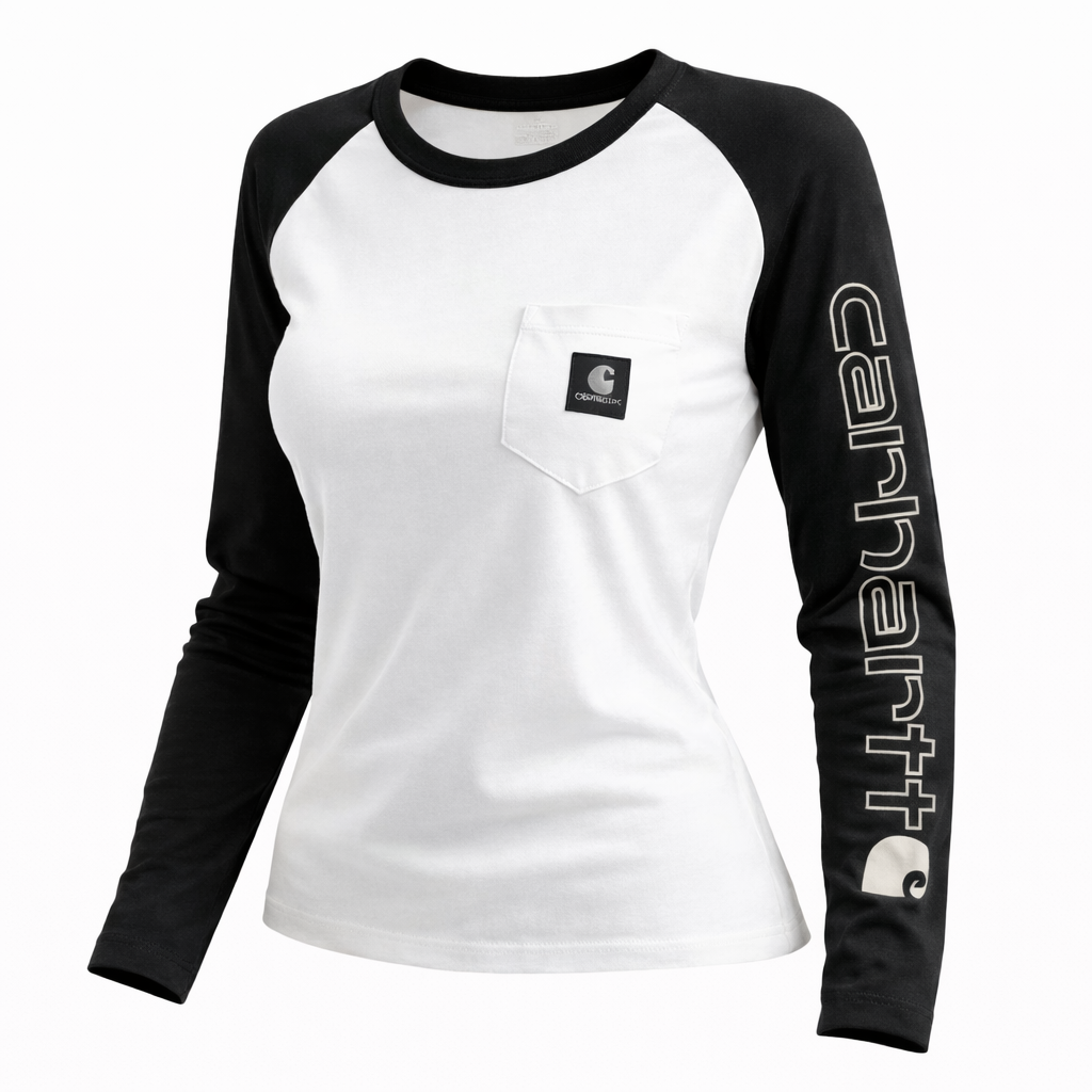 Women's Basic Everyday Round Neck Long-sleeved T-shirt