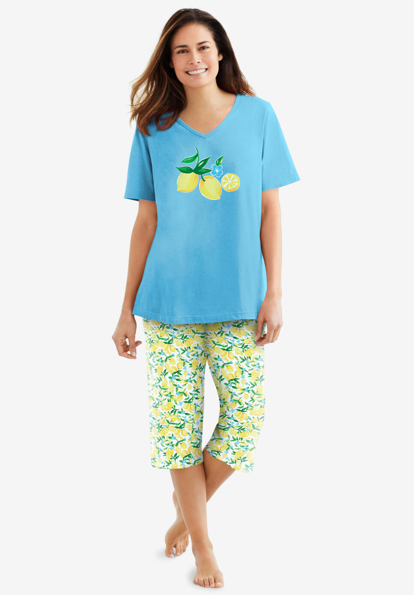 2-Piece Capri PJ Set