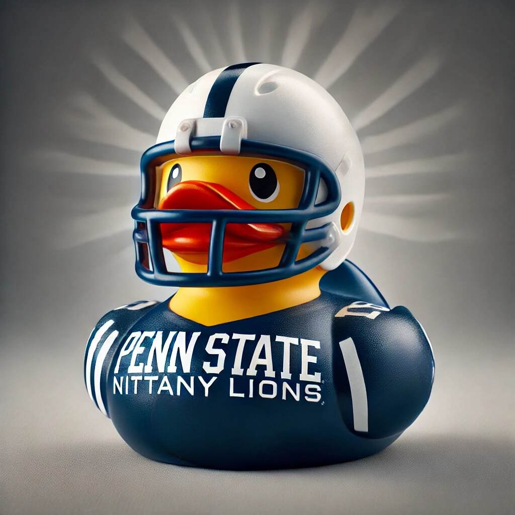 College Football Rubber Duck