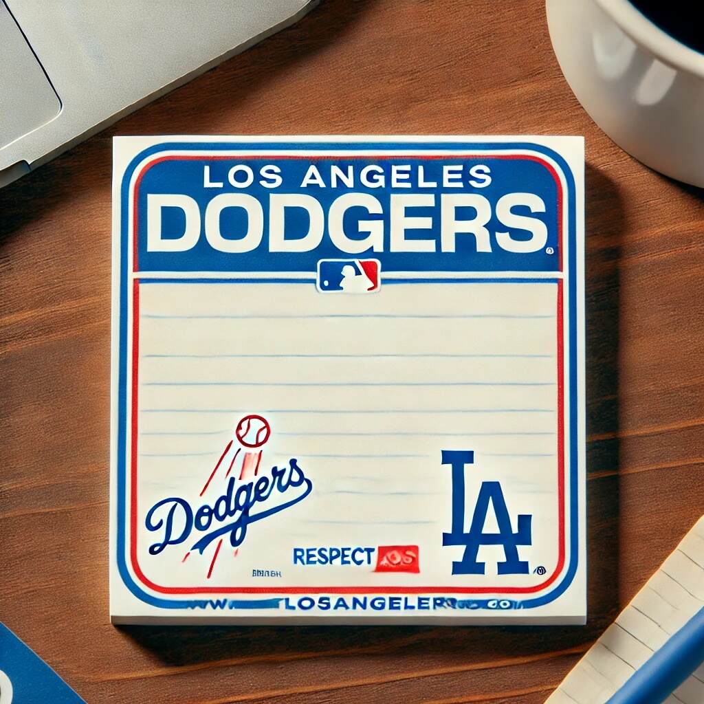 Baseball Team Sticky Notes