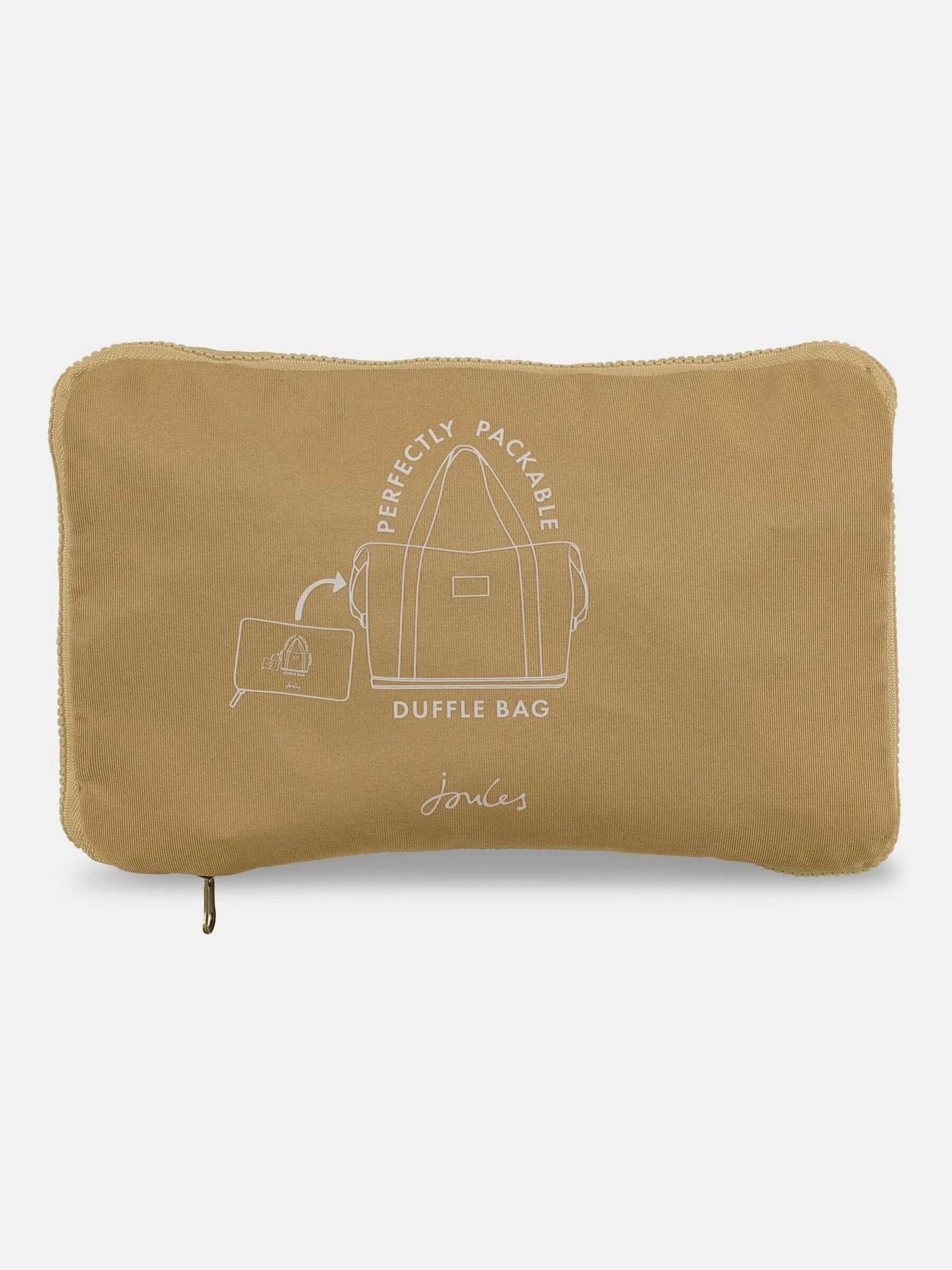 Epwell Tan Brown Joules Packaway Duffle Bag