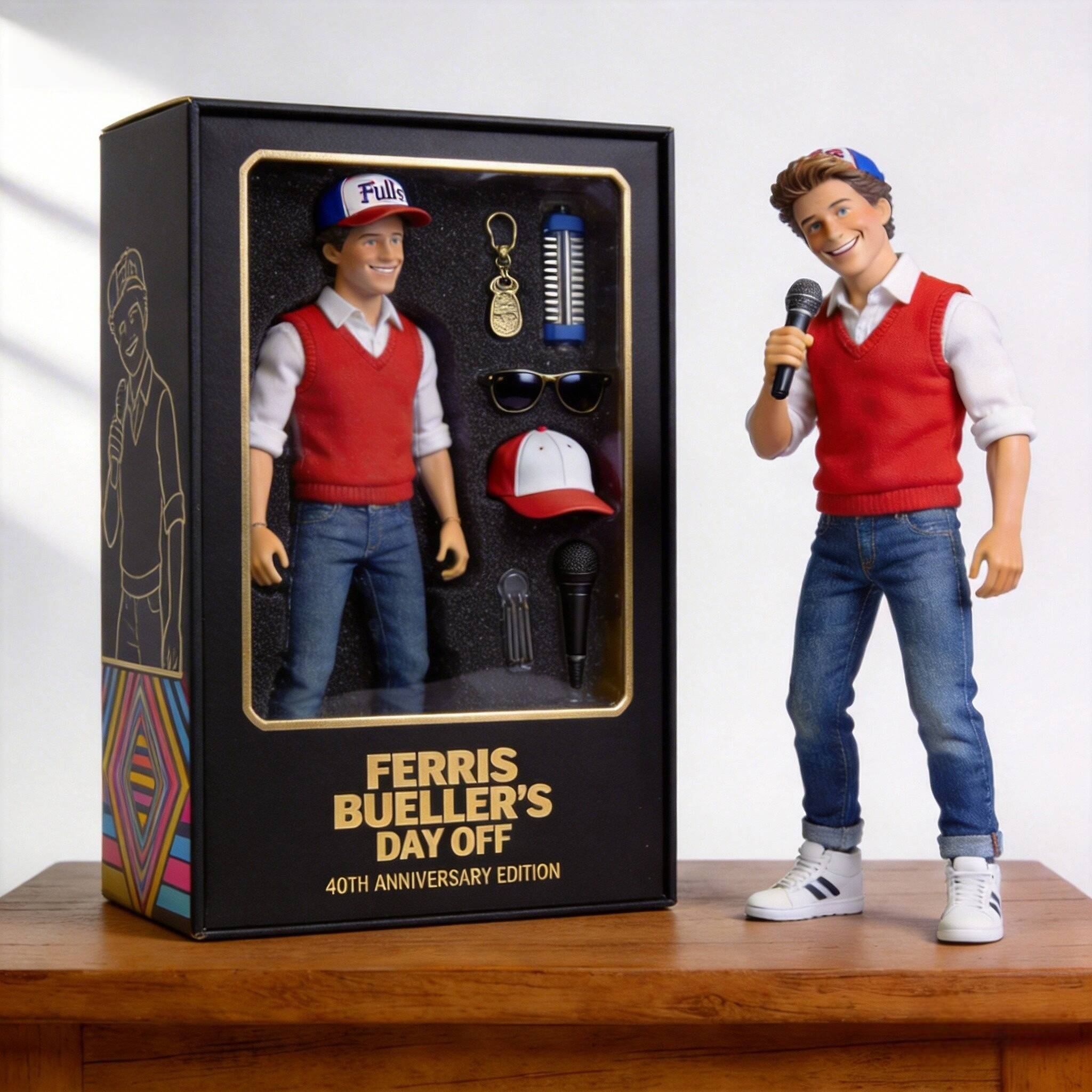 🎬 Ferris Bueller's Day Off 40th Anniversary Figure