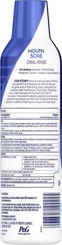Oral-B Mouth Sore Mouthwash Special Care Oral Rinse, 475 mL (16 fl oz)