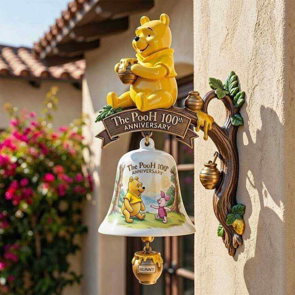 The Pooh 100th Anniversary Commemorative Wall Bell