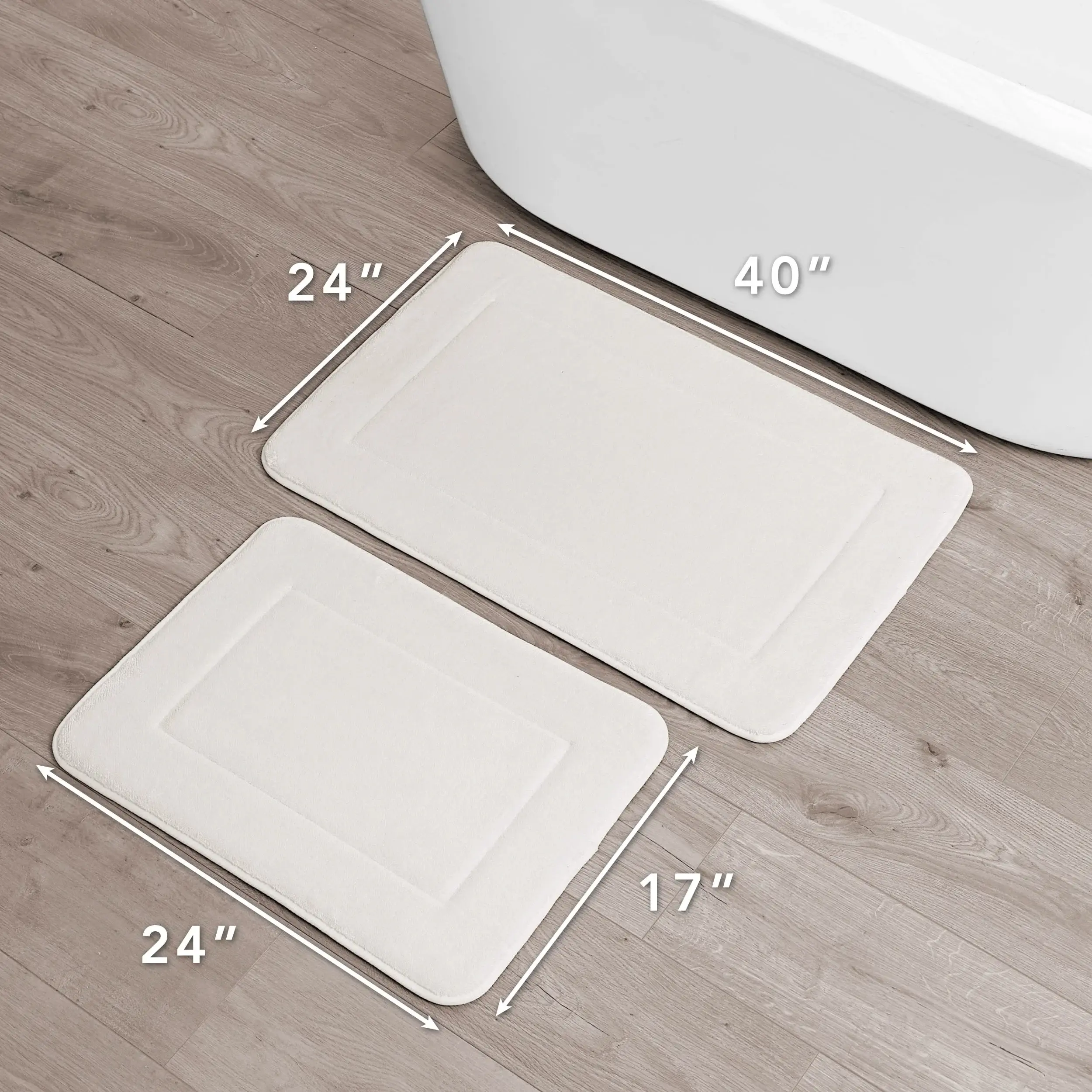 Oliver Brown Terry Memory Foam Bath Mat