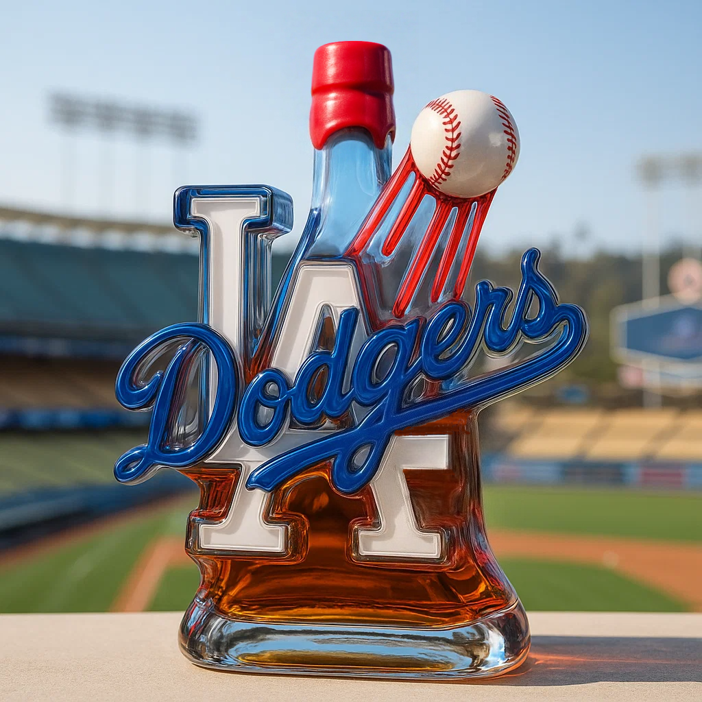Los Angeles Dodgers Limited Edition Whiskey Bottle