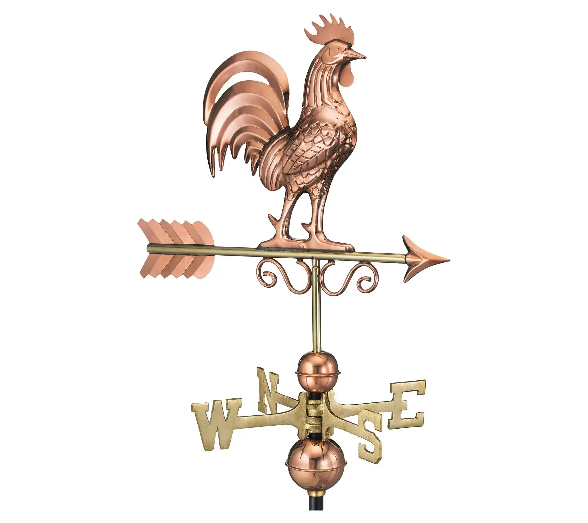 Bantam Rooster Weathervane - Pure Copper