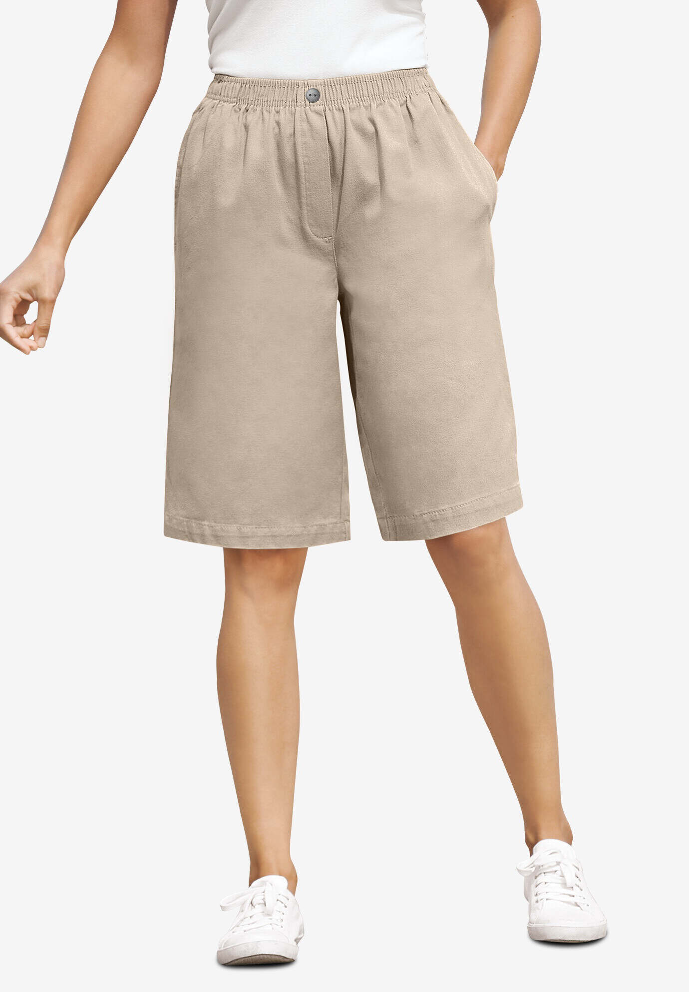 7-Day Elastic-Waist Cotton Short
