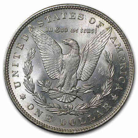 1891 P Morgan Commemorative Silver Dollar Brilliant Uncirculated (BU)