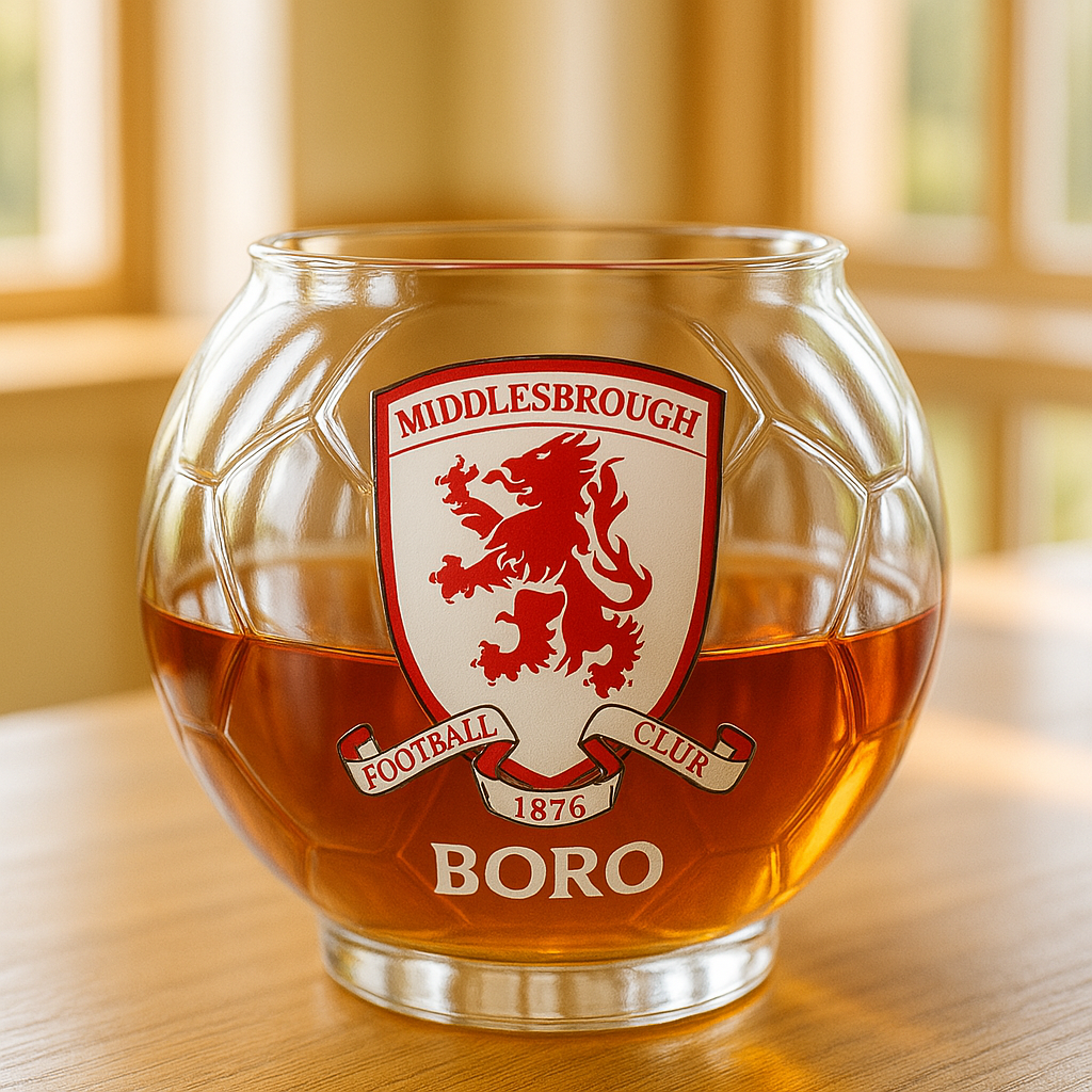 ⚽The Championship Football Glass