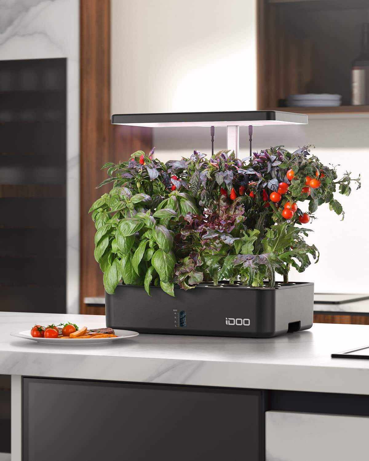 Hydroponics Growing System 12Pods, Indoor Garden with LED Grow Light