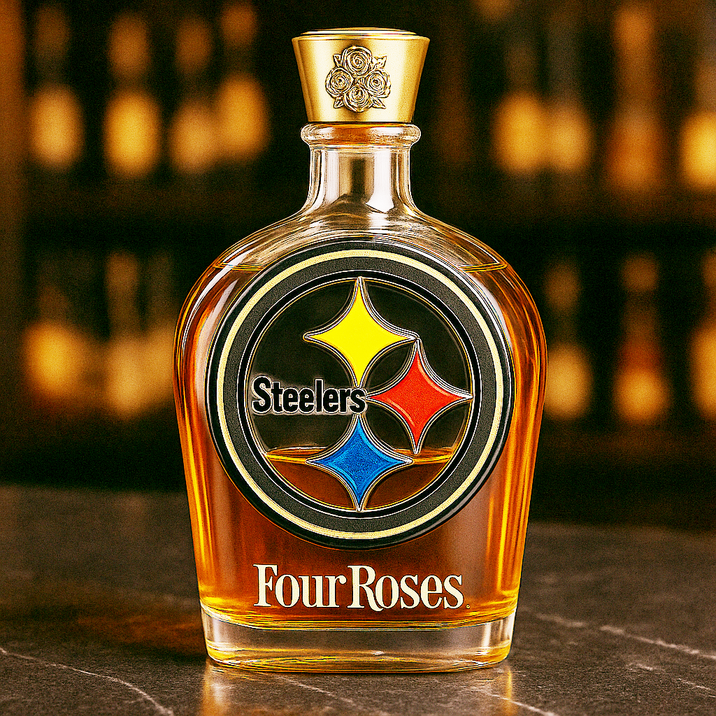 Pittsburgh Steelers Whiskey Bottle
