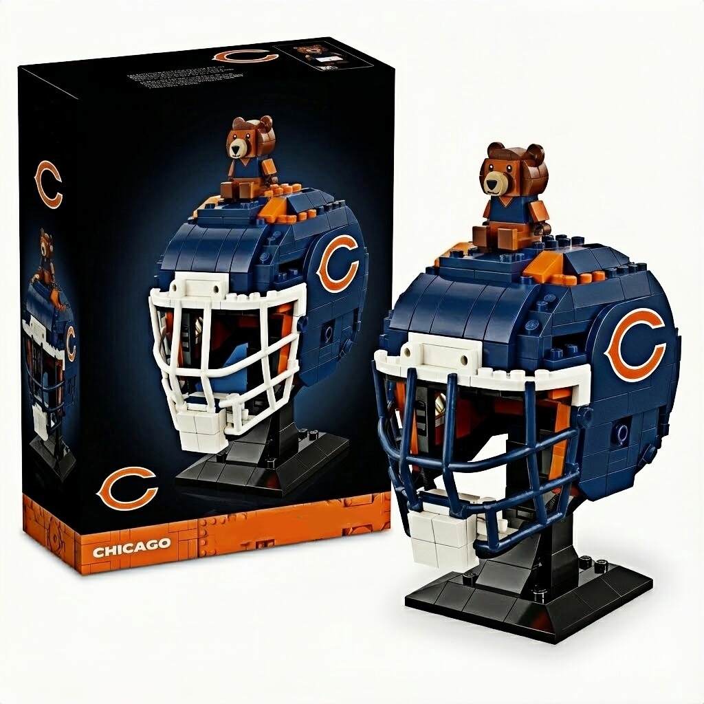 American Pro Football Brick Helmet Collector Brick Set