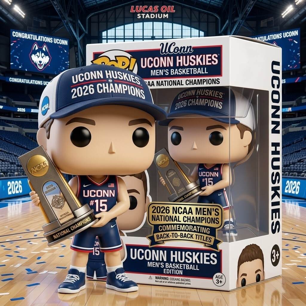 UConn Huskies 2026 NCAA National Champions Commemorative Pop!