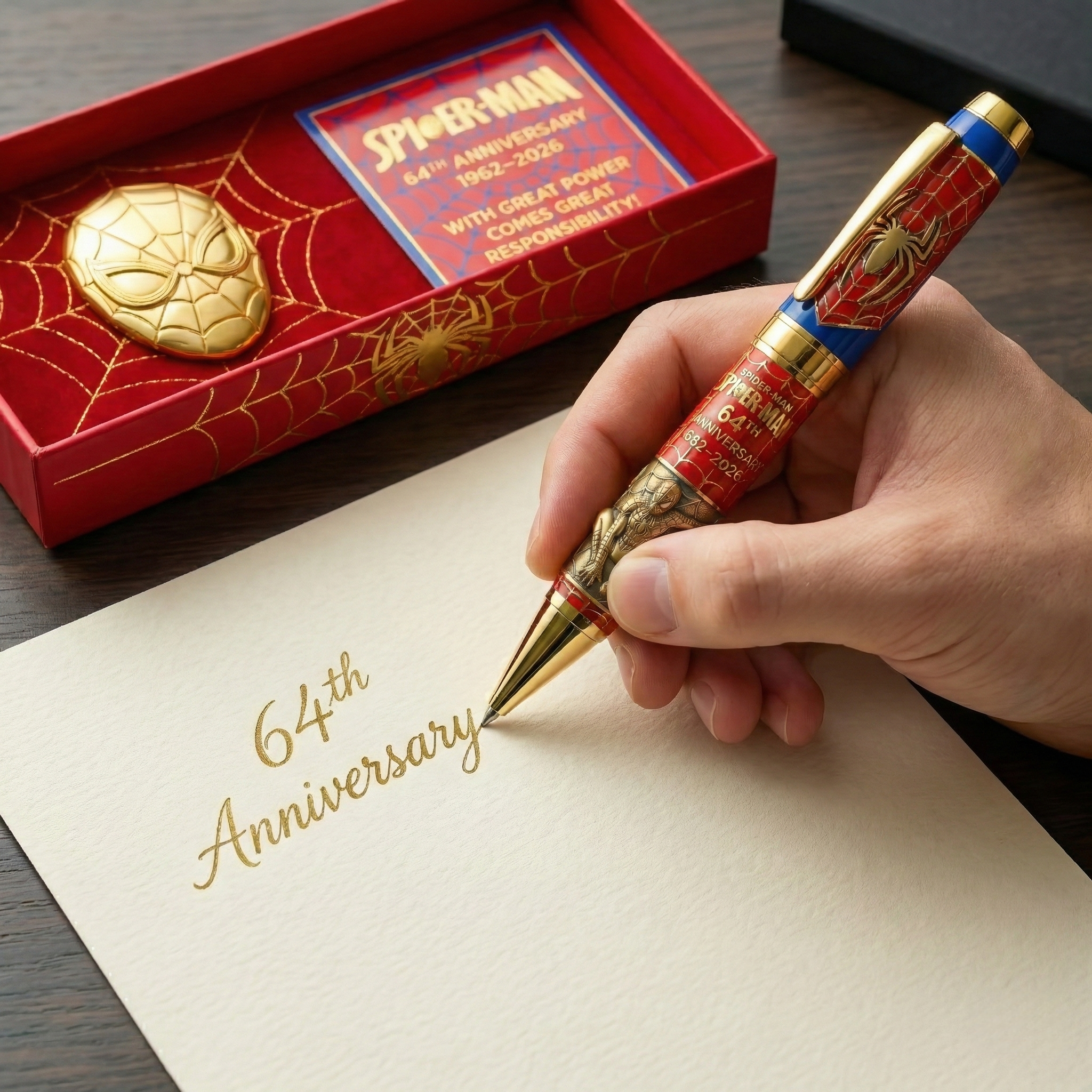 Spider-Man 64th Anniversary Commemorative Pen
