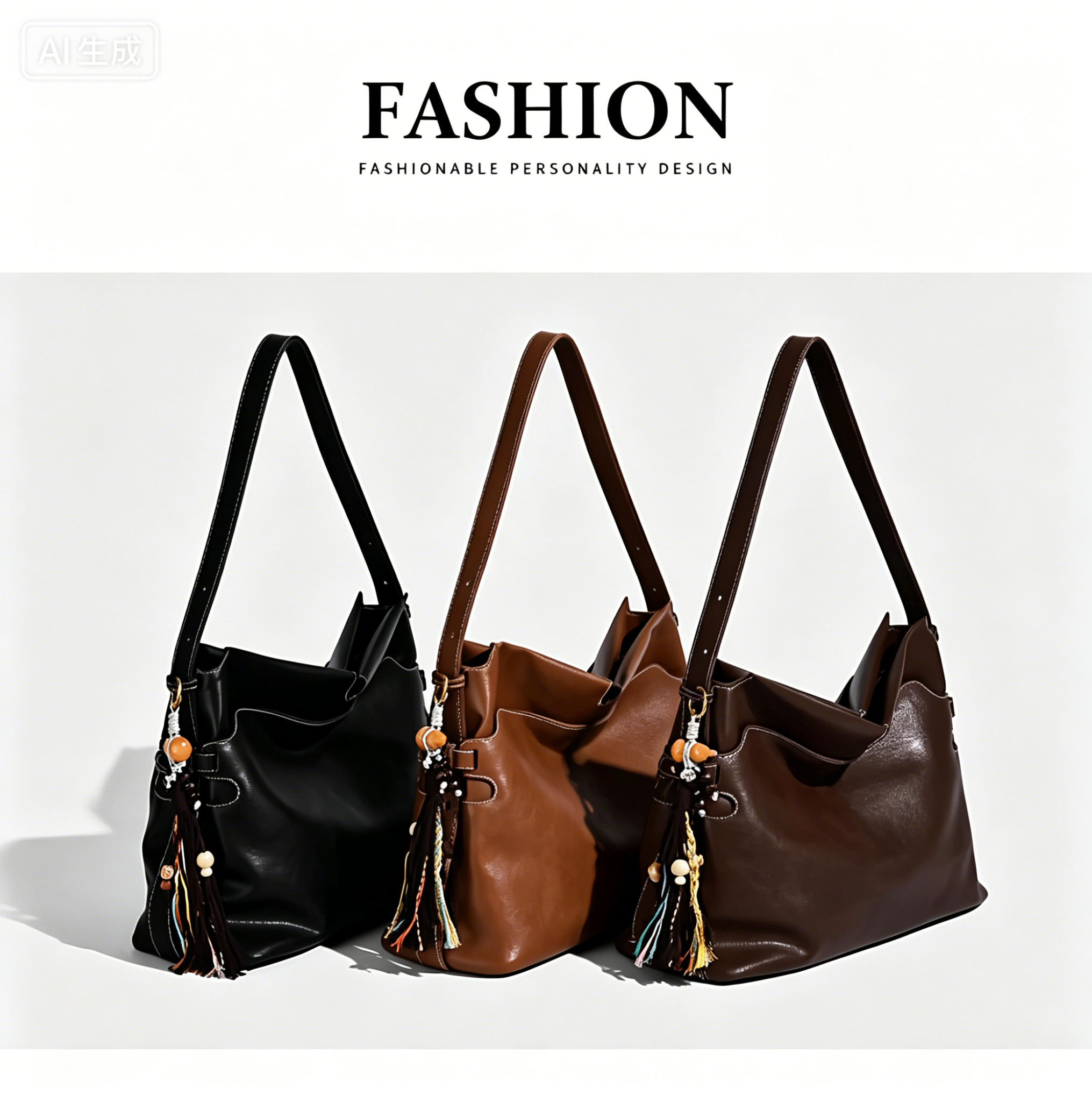 Fashionable women handbag with classic design