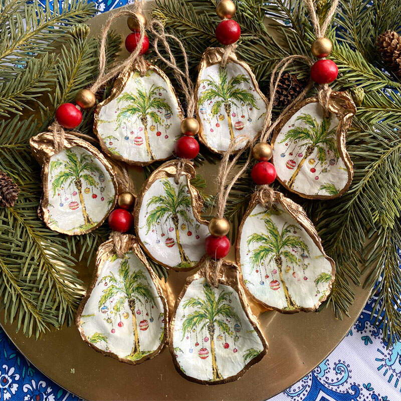 Oyster Shell Ornament