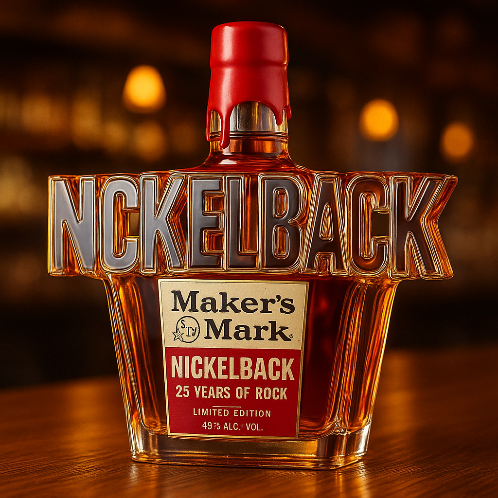 NICKELBACK Limited Whiskey Bottle