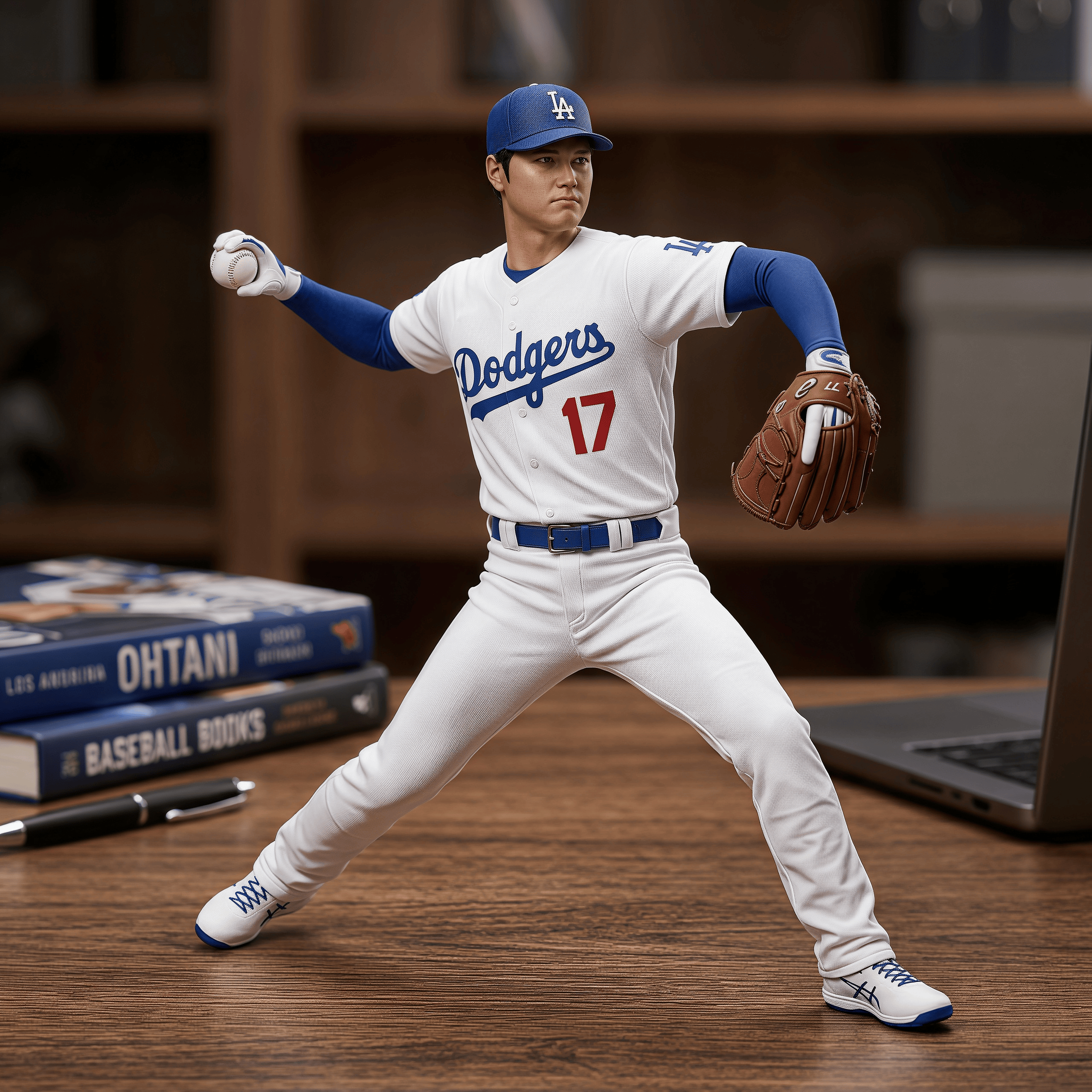 Hot Toys 1/18 Scale Shohei Ohtani Dodgers Collector's Edition Figure