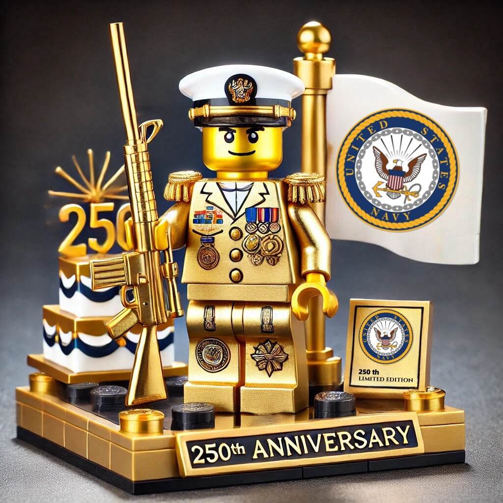 American Valor 250 Brick Figures