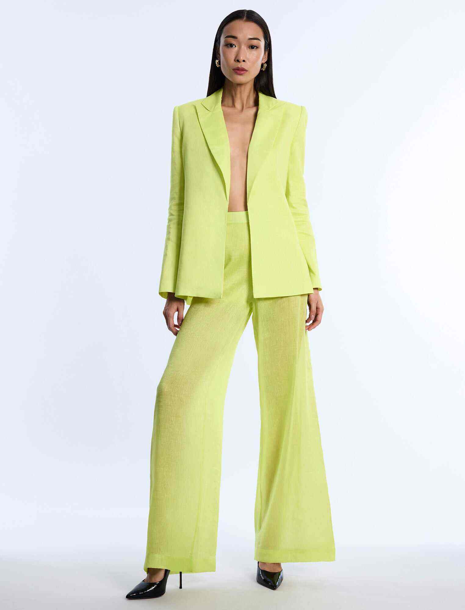 TestAiry Sheer Textured Pant
